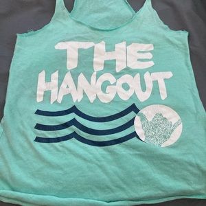 Hangout tank top from the Hamgout music festival in gulf shores Alabama.